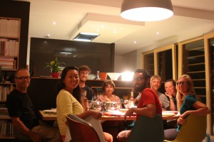 France, Aix-en-Provence - Our dinner for our wonderful hosts, Claire and Laurent. THANK YOU for your hospitality!