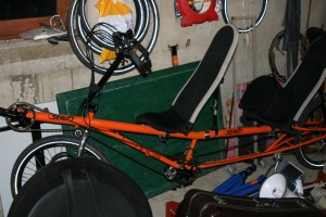 Their tandem recumbent